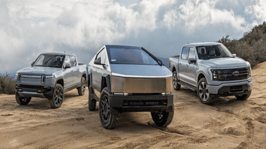 Comparing Tesla Cybertruck with Ford F-150 Lightning and Rivian R1T