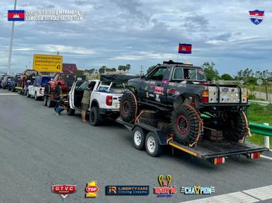 Cambodian off-road team heads to Thailand, with Liberty Carz's full support!