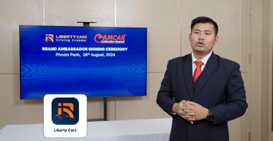 CamCar អ្នកប្លុកល្បីក្នុងវិស័យឡាននៅកម្ពុជា បានក្លាយជាអ្នកទូតសុឆន្ទះរបស់ Liberty Carz